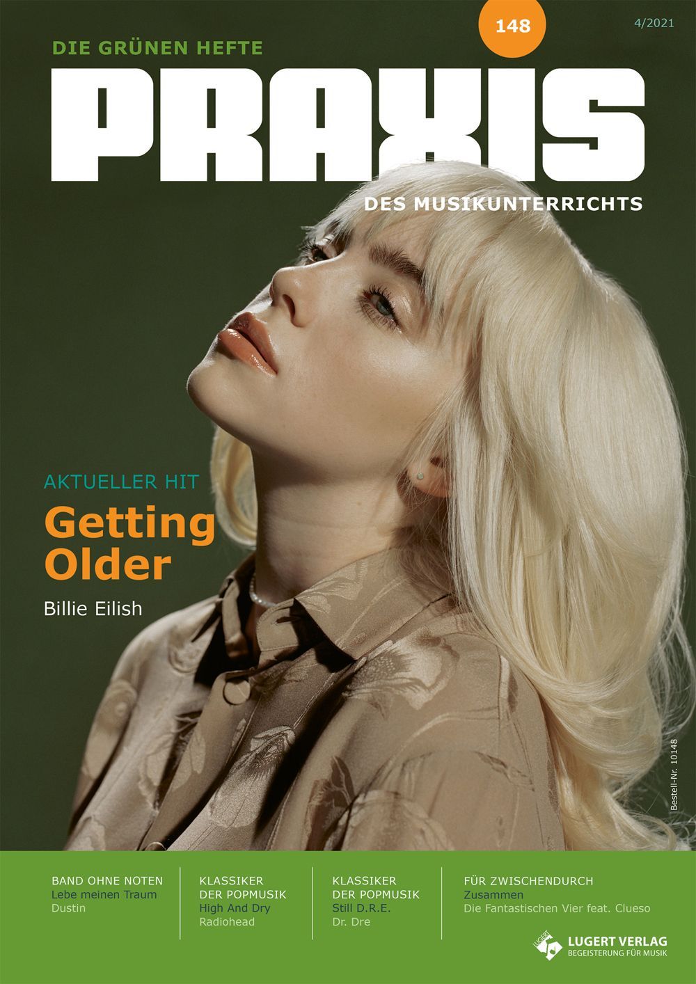Praxis Des Musikunterrichts Revista Alemanha 2021 #148 Billie Eilish Edição original
