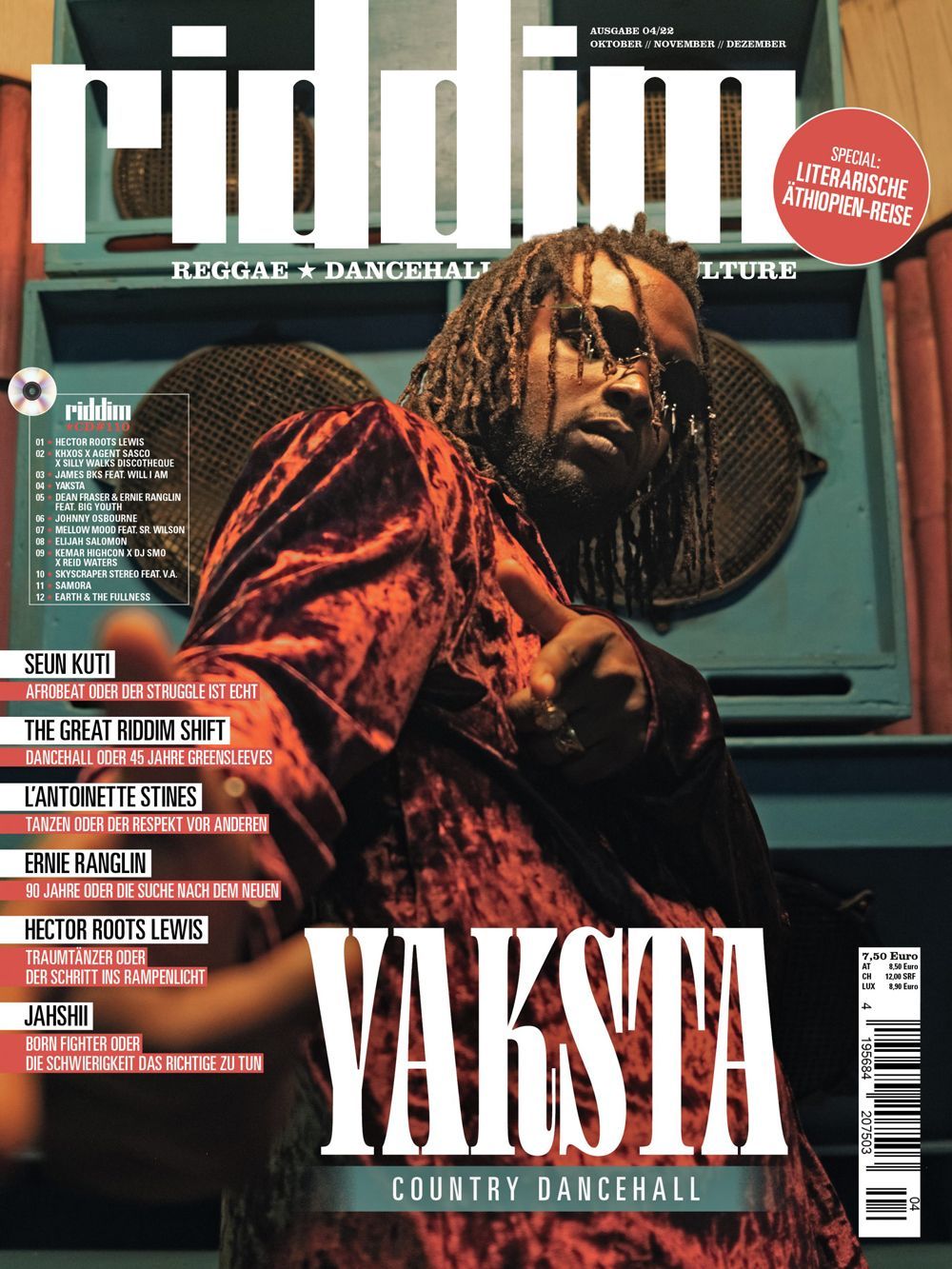 Riddim Magazin Deutschland 2022 #110 Yaksta Seun Kiti Ernie Ranglin