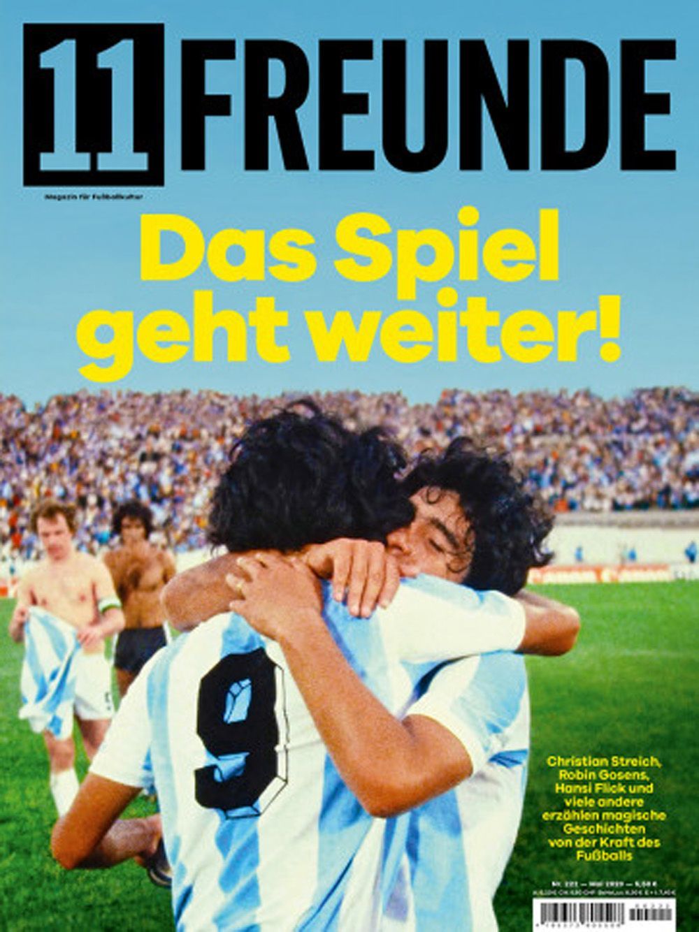 11 Freunde Magazine Germany 2020 #222 Christian Streich Robin Gosens Hansi Flick Original Print Issue