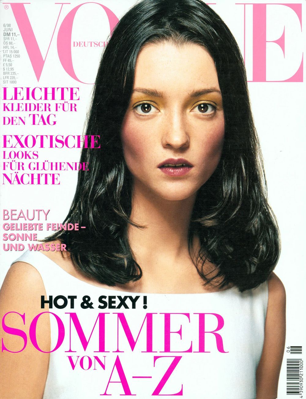 Vogue Rivista Germania 1998-06 Audrey Marnay