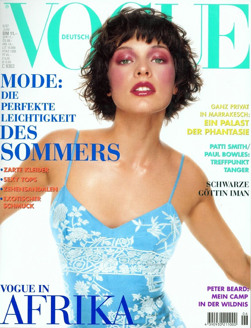 Vogue Magasin Tyskland 1997-06 Milla Jovovich Originaludgave