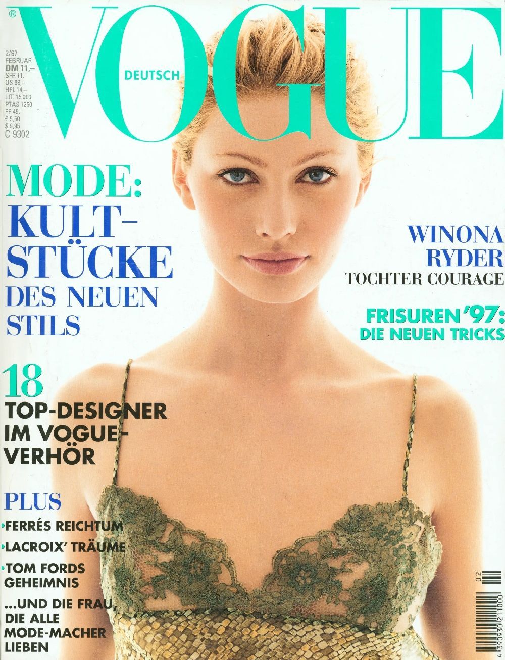 Vogue Magazine Allemagne 1997-02 Kirsty Hume
