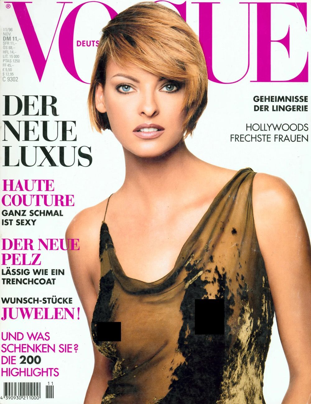 Vogue Magazin Deutschland 1996-11 Linda Evangelista