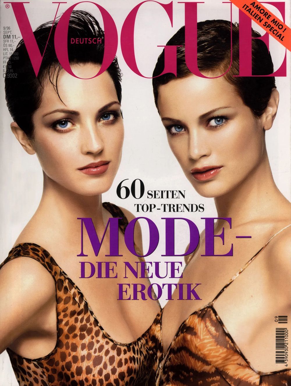 Vogue Magasin Tyskland 1996-09 Chandra North Carolyn Murphy