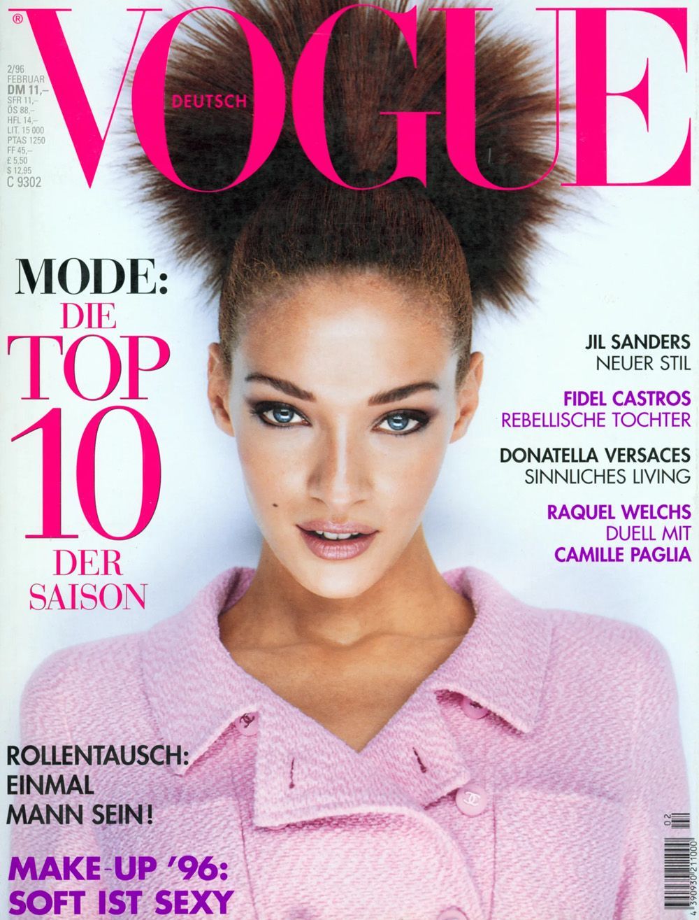 Vogue Magazin Deutschland 1996-02 Chrystele Saint-Louis Augustin