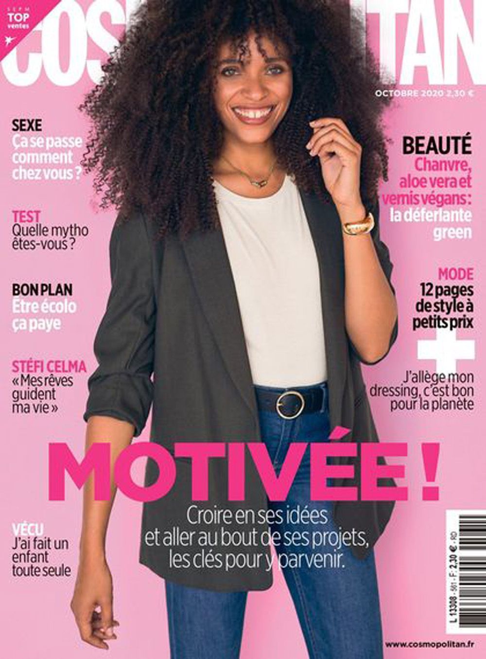 Cosmopolitan Magazine France 2020 #561 Stefi Celm Original Print Issue