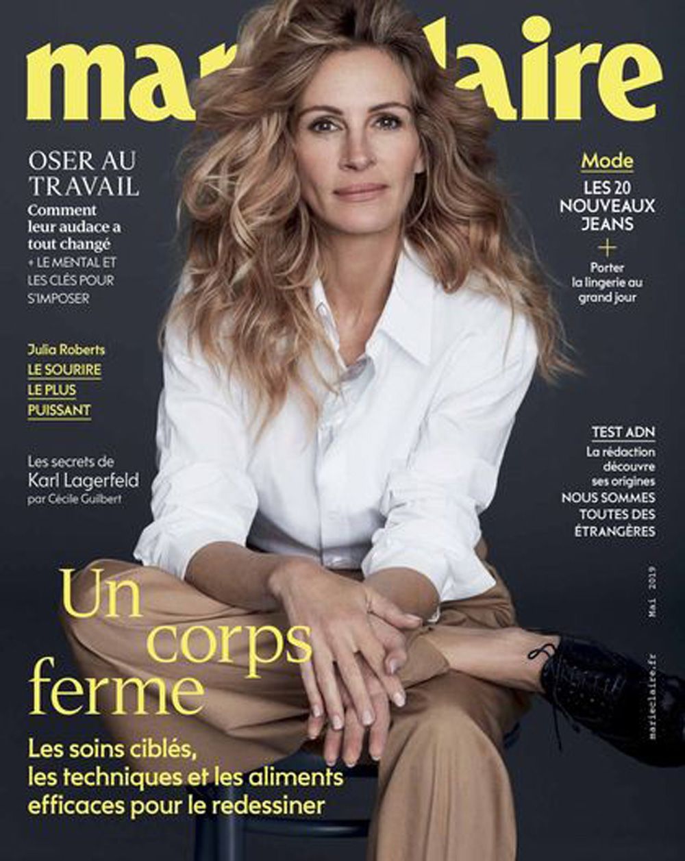 Marie Claire Magasin Frankrig 2019 #801 Julia Roberts Originaludgave