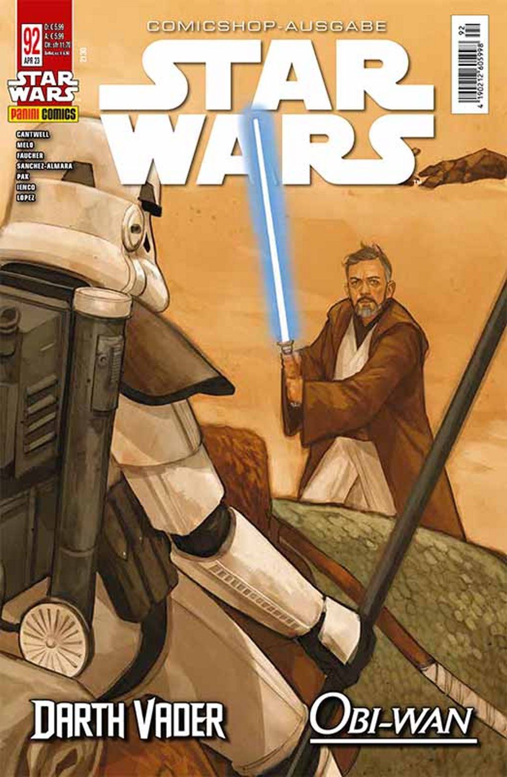 Star Wars Comic Germany 2023 #92 Obi-Wan Darth Vader Original Print Issue