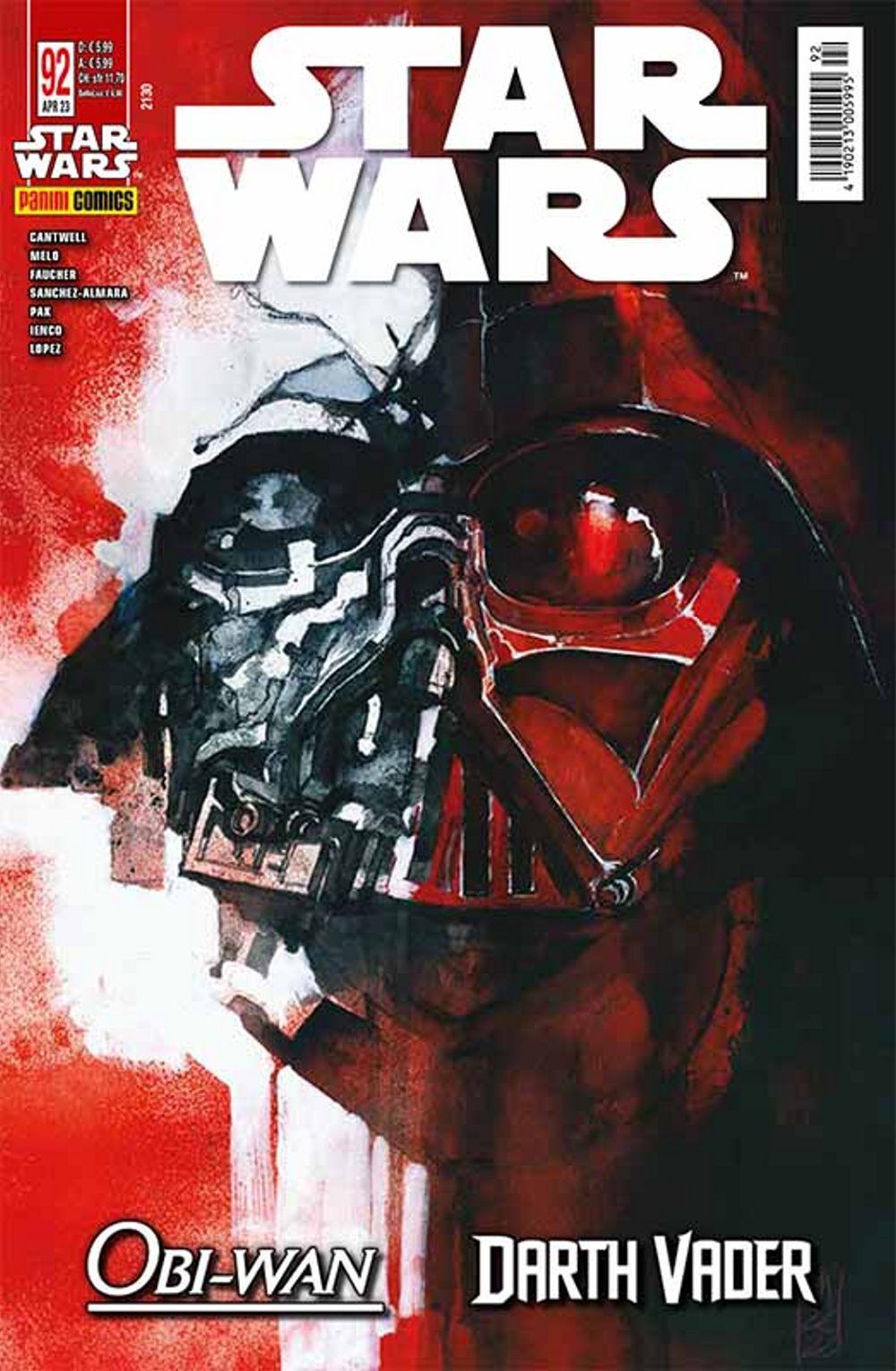 Star Wars Comic Tyskland 2023 #92 Obi-Wan Darth Vader Originalutgåva