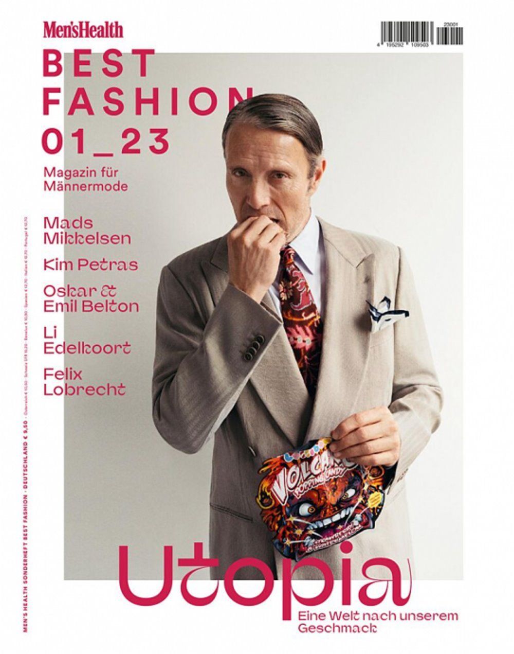 Mens Health Best Fashion Magazin Deutschland 2023-01 Mads Mikkelsen