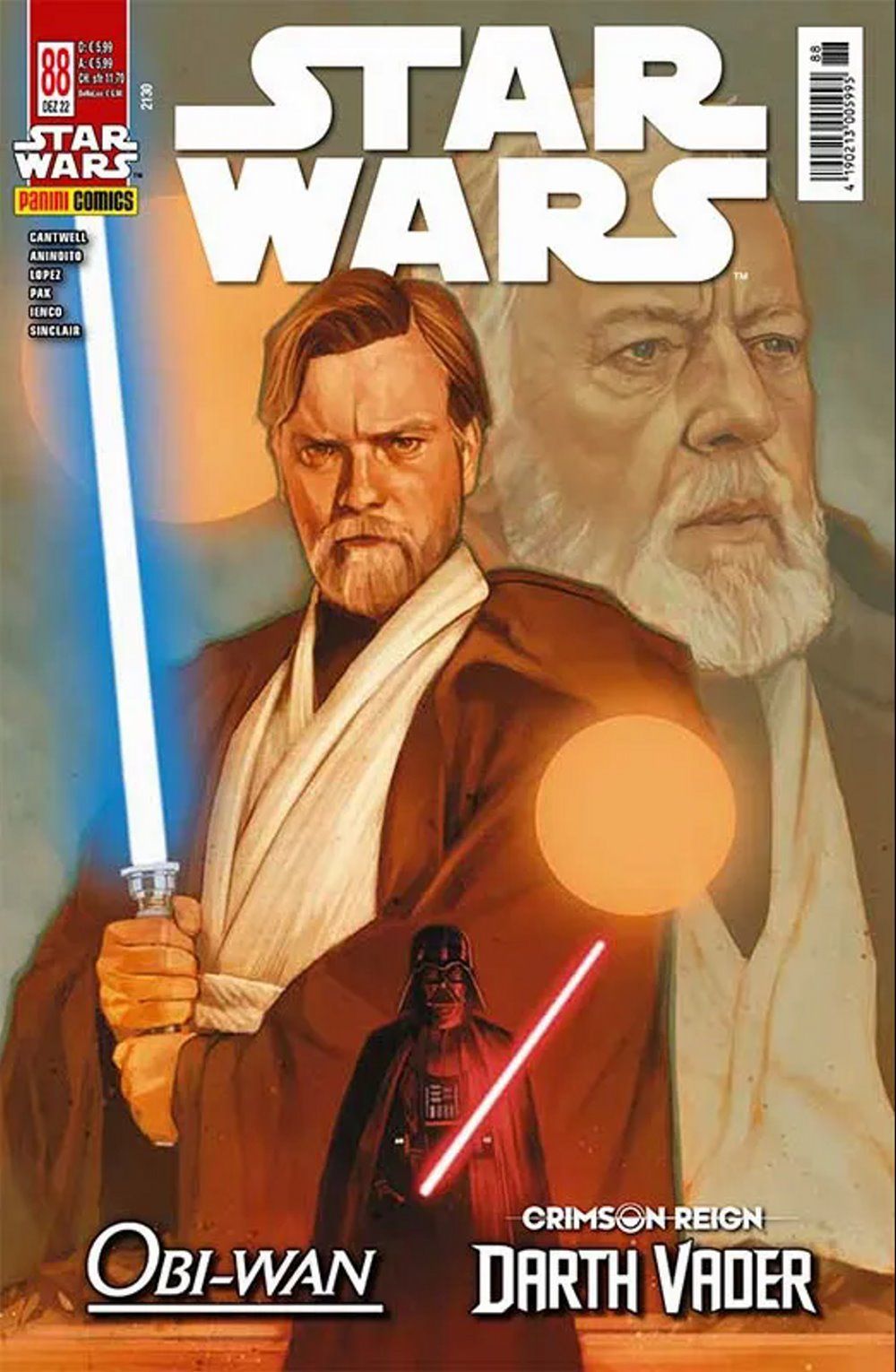 Star Wars Comic Alemanha 2022 #88 Obi-Wan Darth Vader Edição original