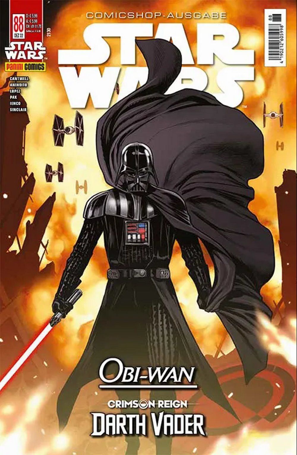 Star Wars Comic Duitsland 2022 #88 Obi-Wan Darth Vader Originele uitgave