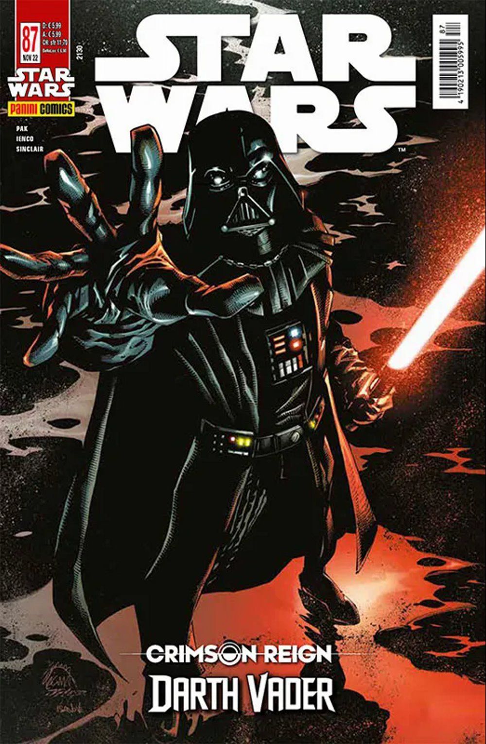 Star Wars Comic Tyskland 2022 #87 Obi-Wan Darth Vader Originalutgåva