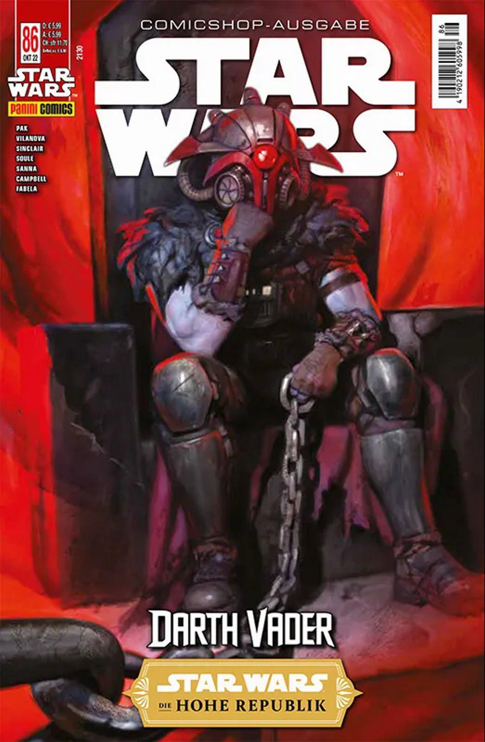 Star Wars Comic Deutschland 2022 #86 Obi-Wan Darth Vader