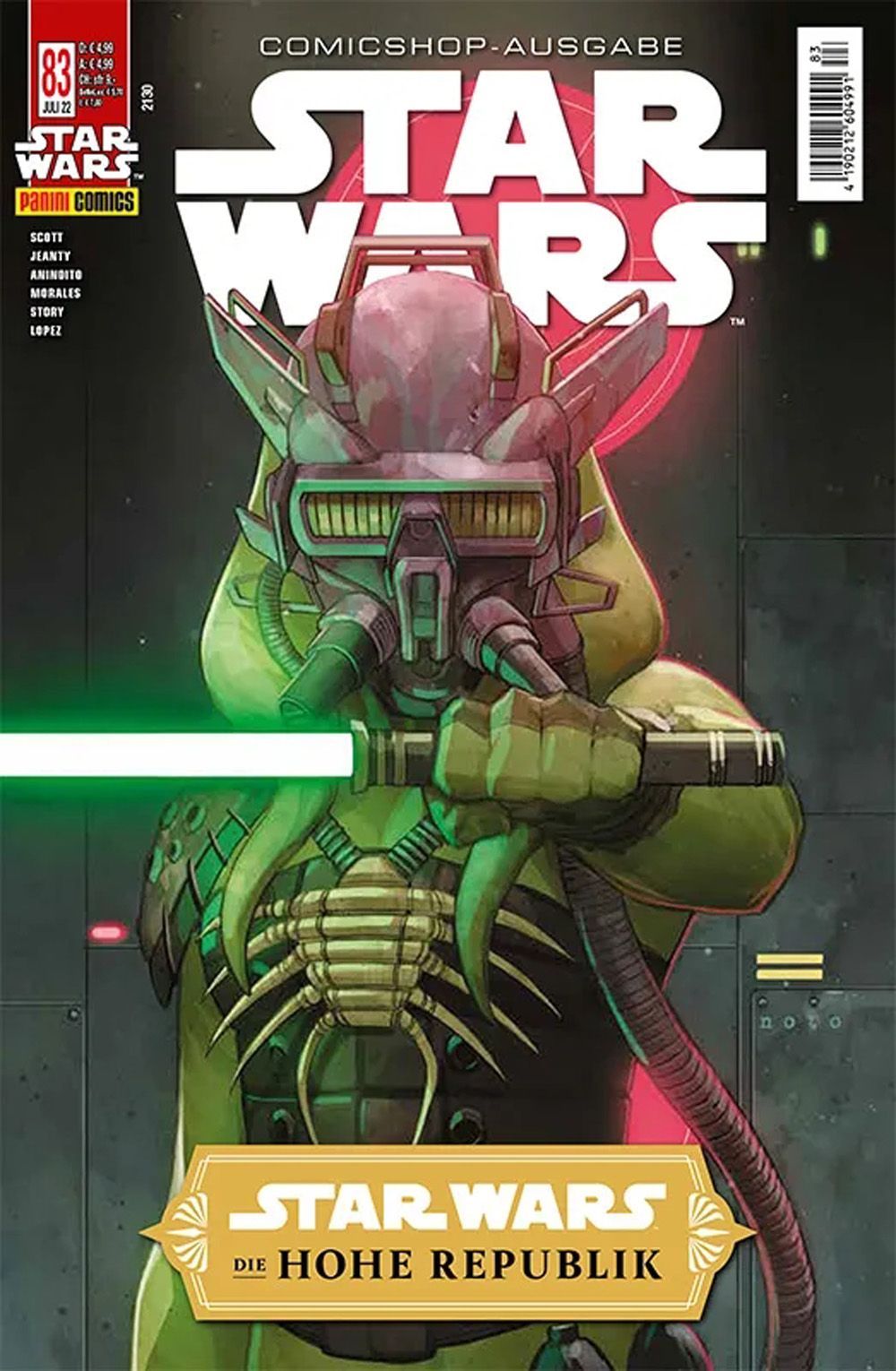 Star Wars Comic Tyskland 2022 #83 Jedi Nihil Comicshop Originaludgave