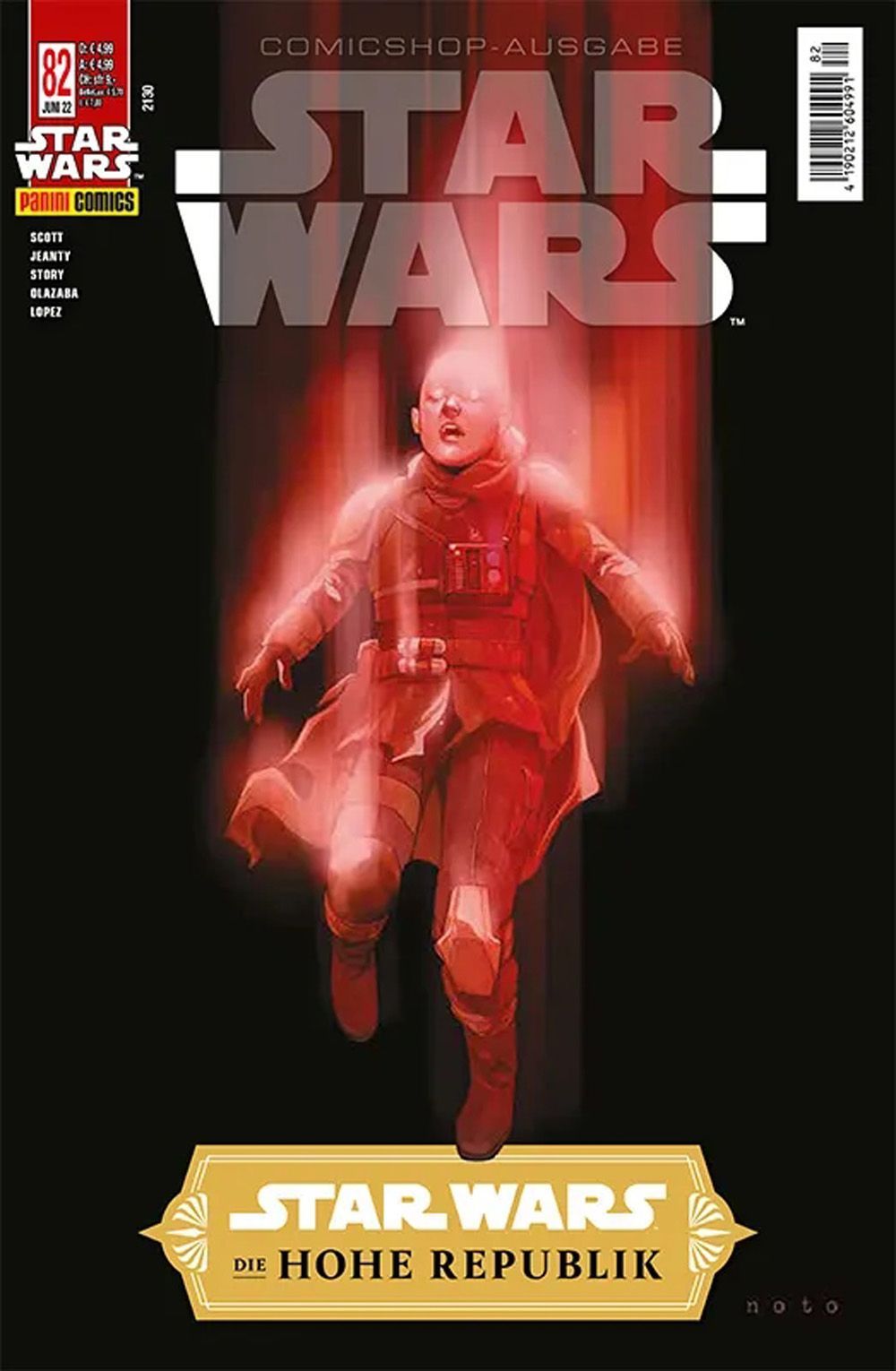 Star Wars Comic Alemanha 2022 #82 Avar Kriss Keeve Trennis Edição original