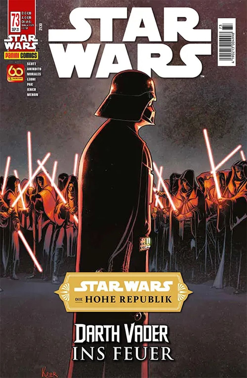 Star Wars Comic Duitsland 2021 #73 Darth Vader Kiosk Originele uitgave