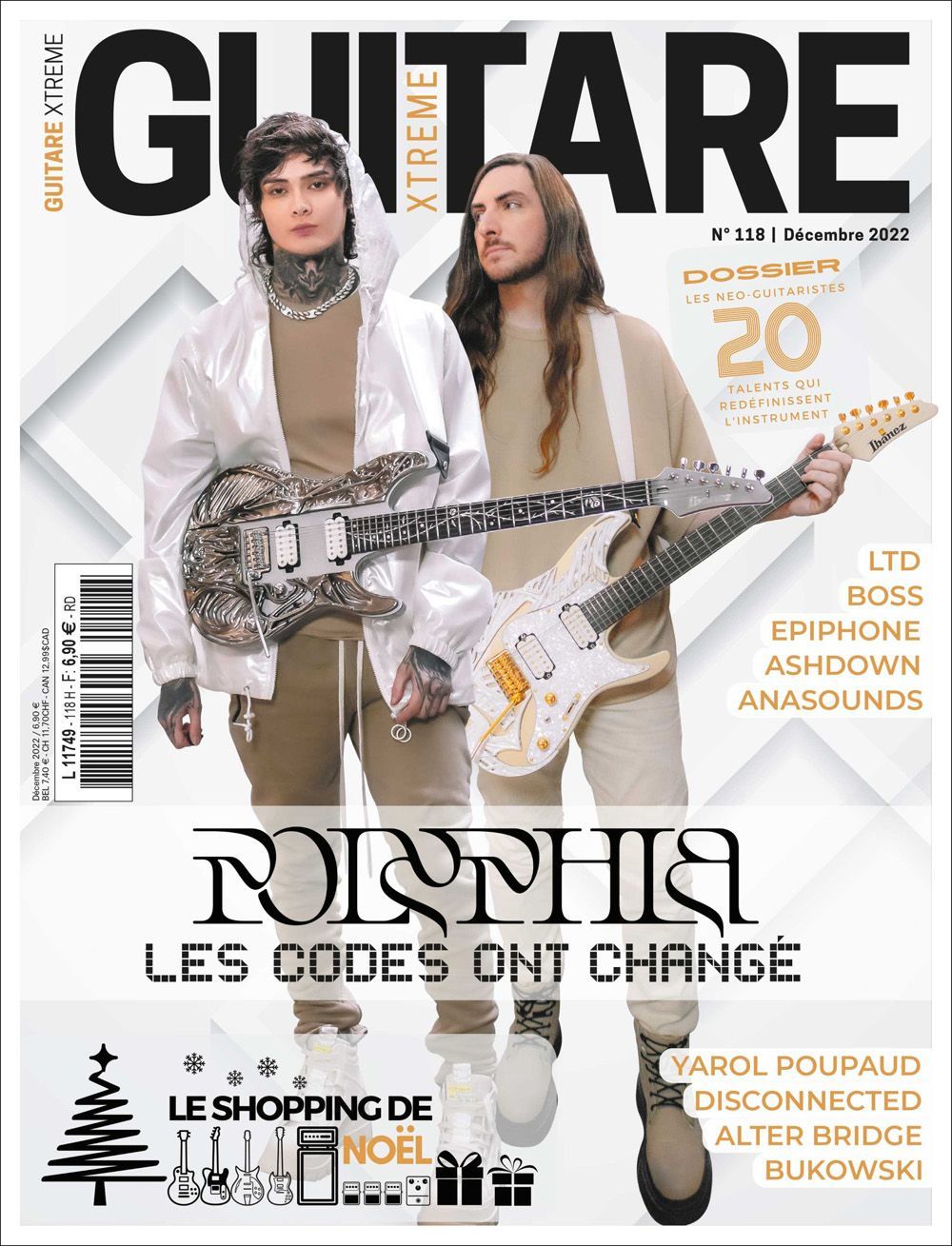 Guitare Xtreme Magazine France 2022 #118 Tim Henson Scott LePage Édition originale