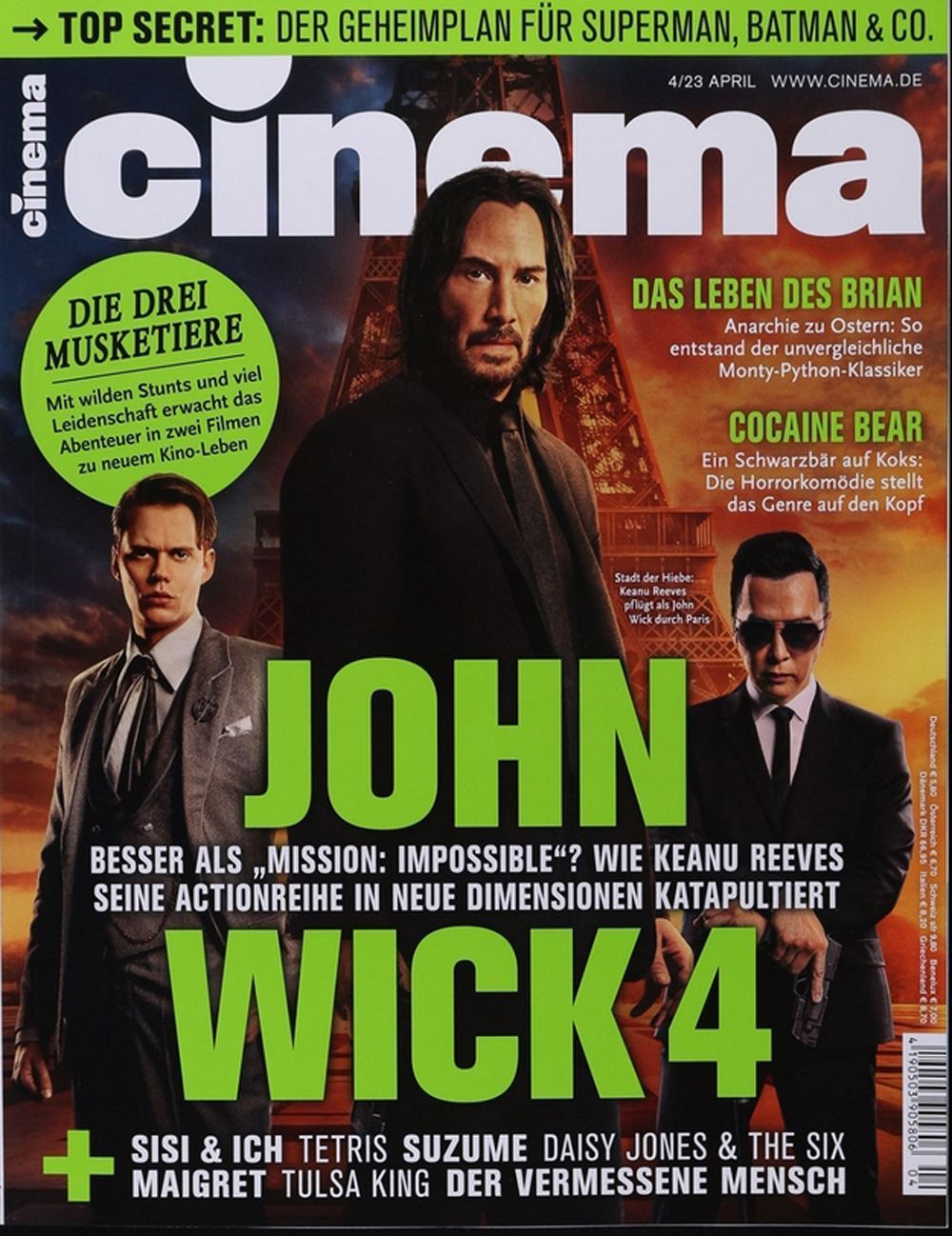 Cinema Magazine Germany 2023-04 Keanu Reeves John Wick