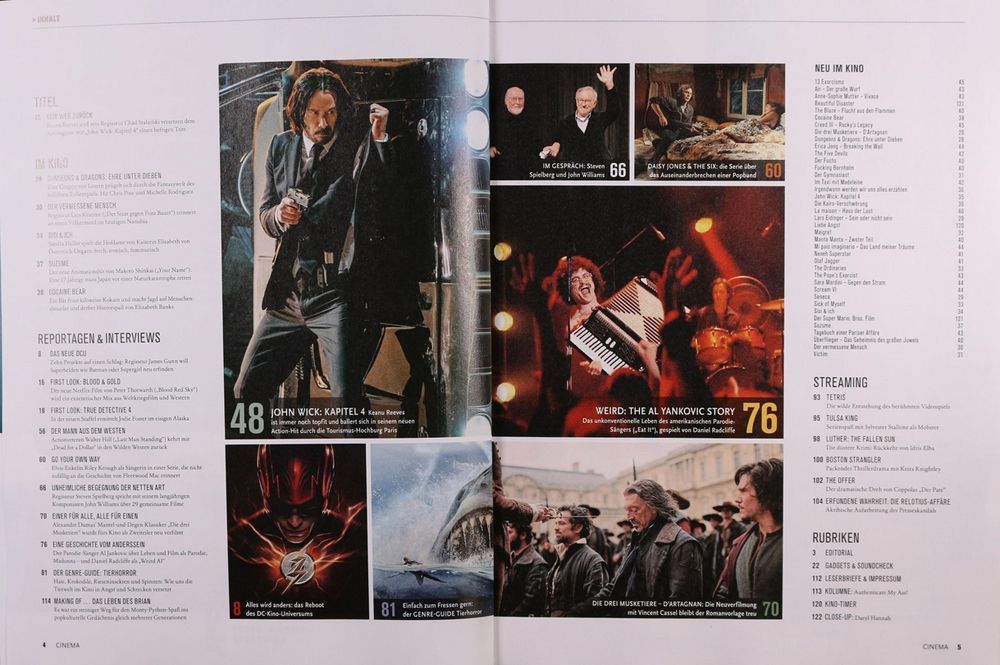 Cinema Magazine Germany 2023-04 Keanu Reeves John Wick
