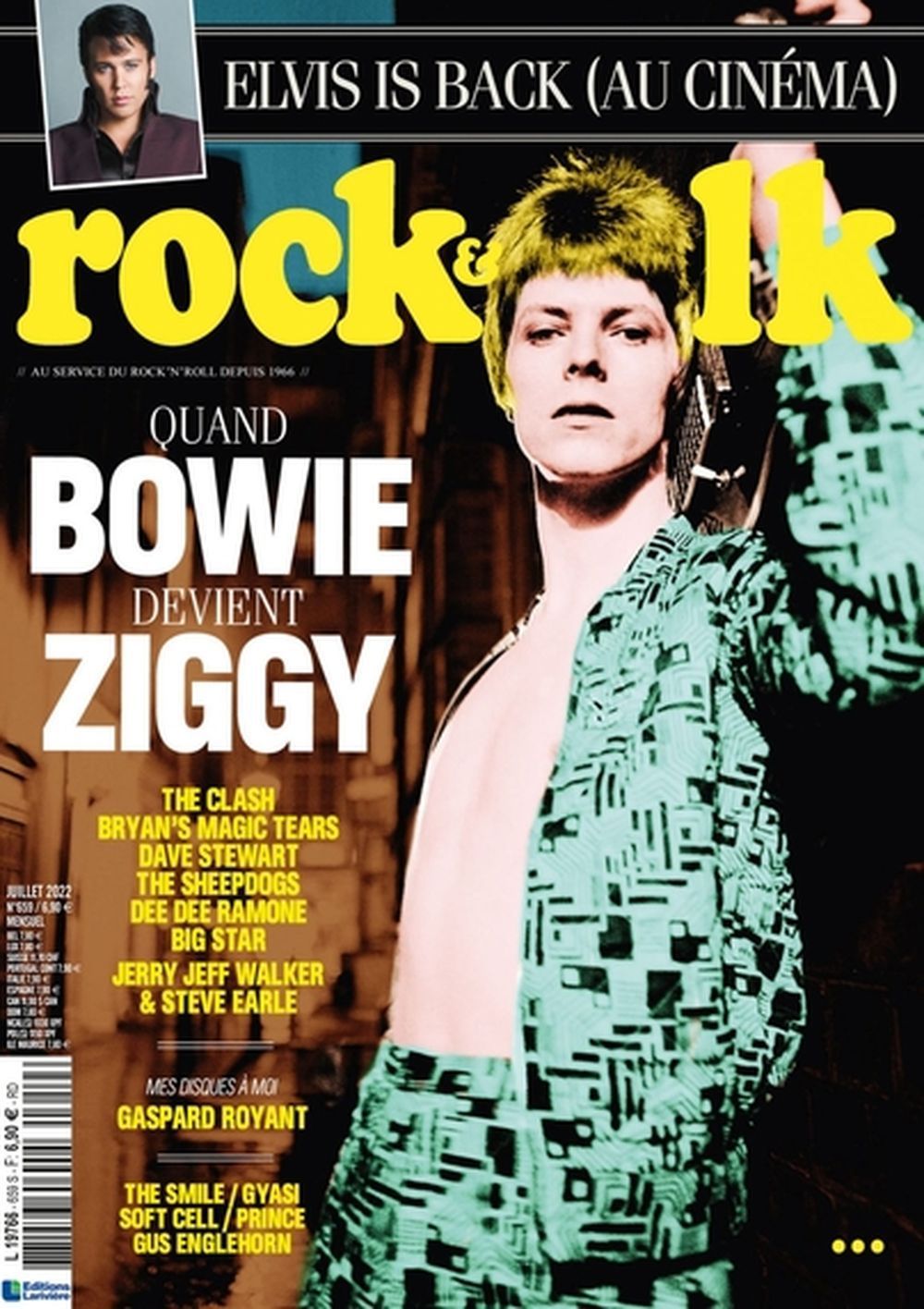 Rock & Folk Magazine France 2022 #659 David Bowie Elvis Presley Édition originale