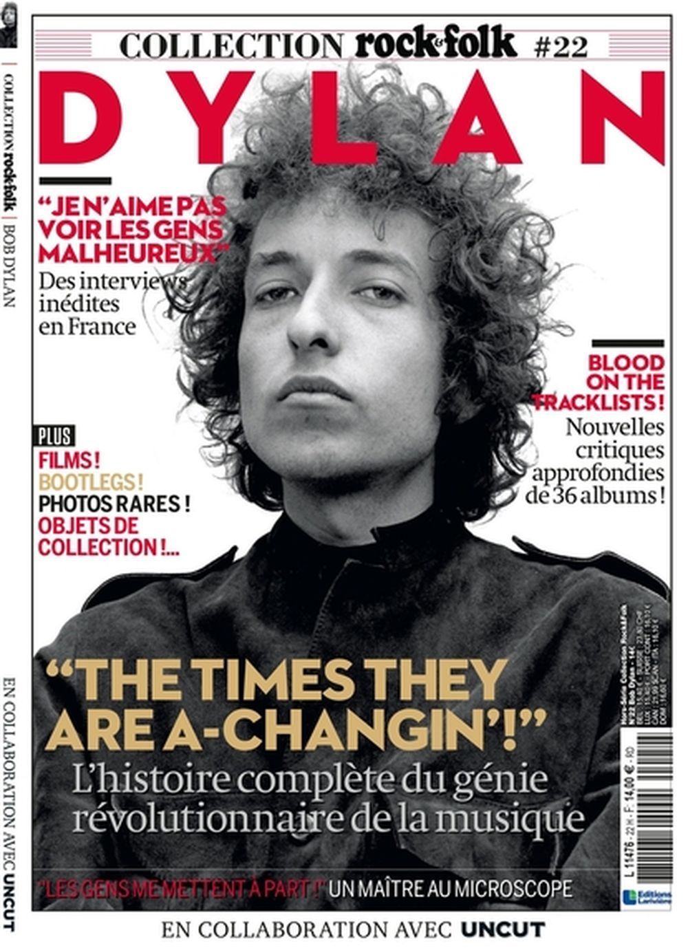 Rock & Folk Hors-serie Magazine France 2022 #33 Bob Dylan Édition originale