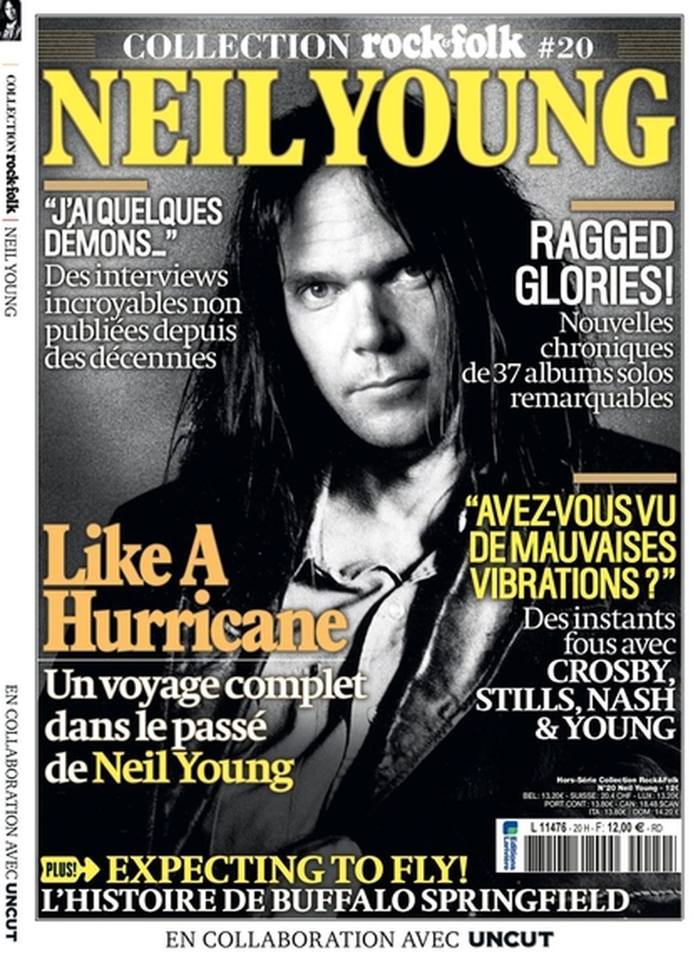 Rock & Folk Hors-serie Magasin Frankrike 2021 #30 Neil Young Originalutgåva