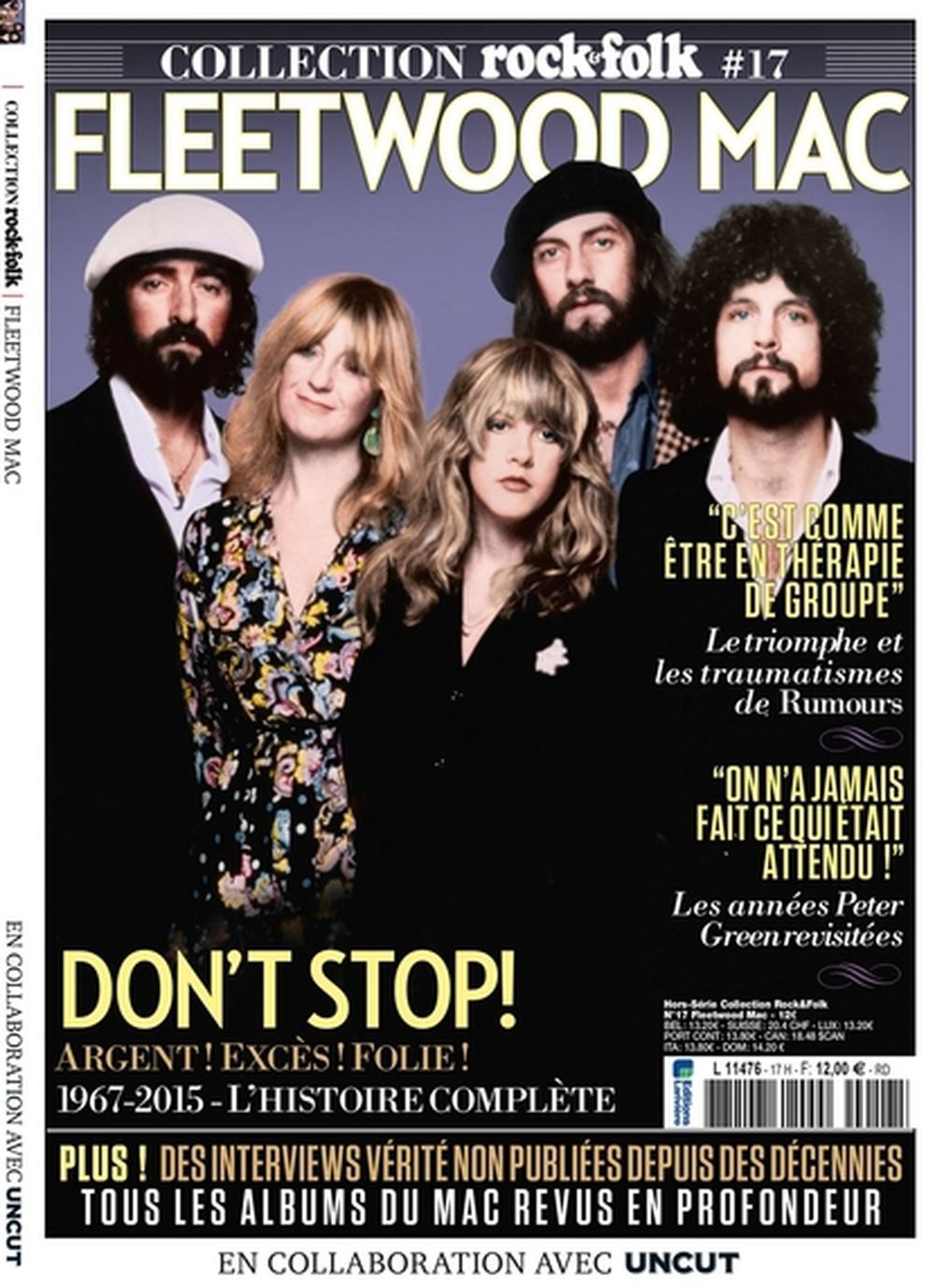 Rock & Folk Hors-serie Magasin Frankrike 2021 #27 Fleetwood Mac Originalutgåva