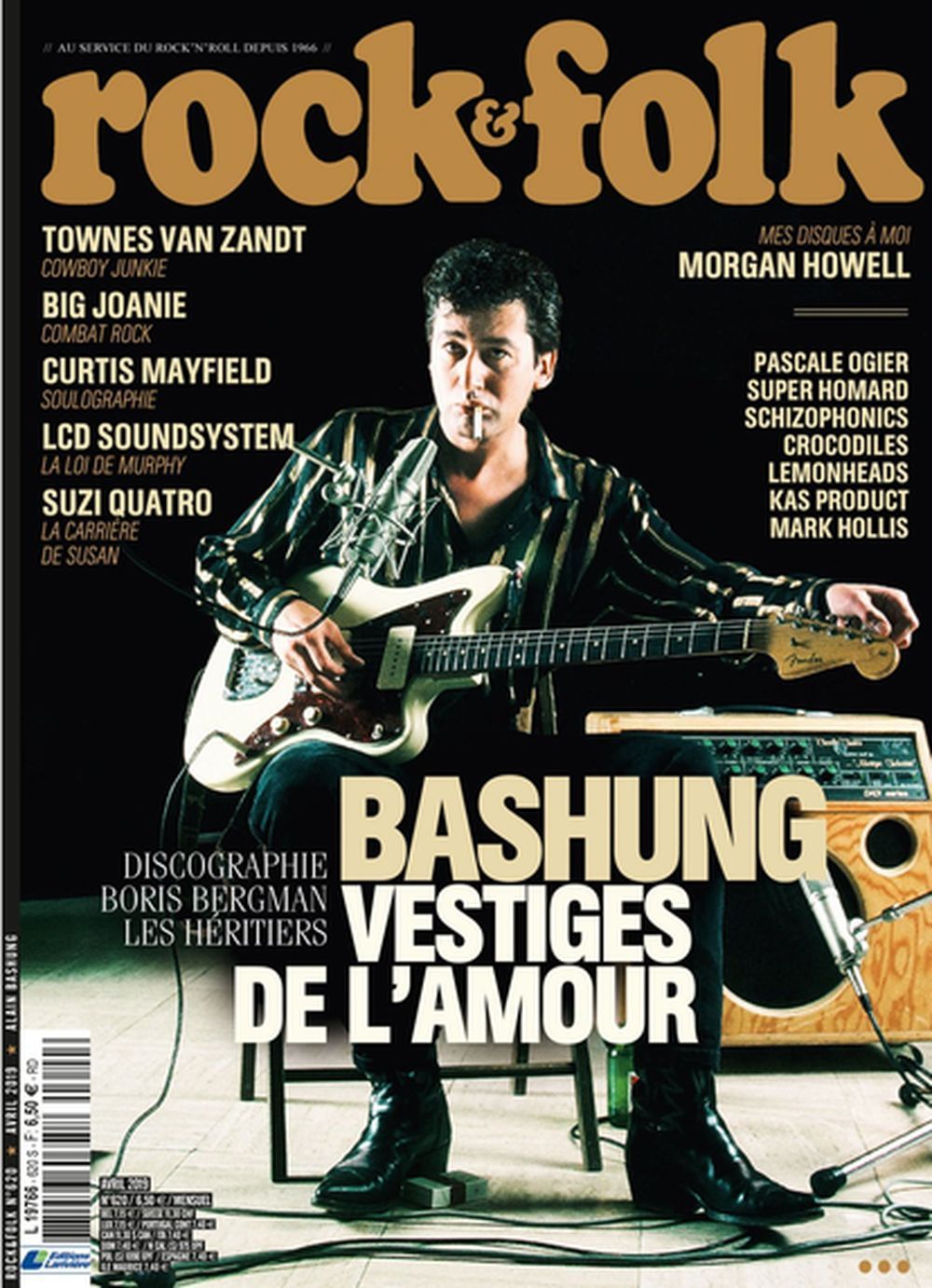 Rock & Folk Tijdschrift Frankrijk 2019 #620 Bashung Curtis Mayfield Suzi Quatro Originele uitgave