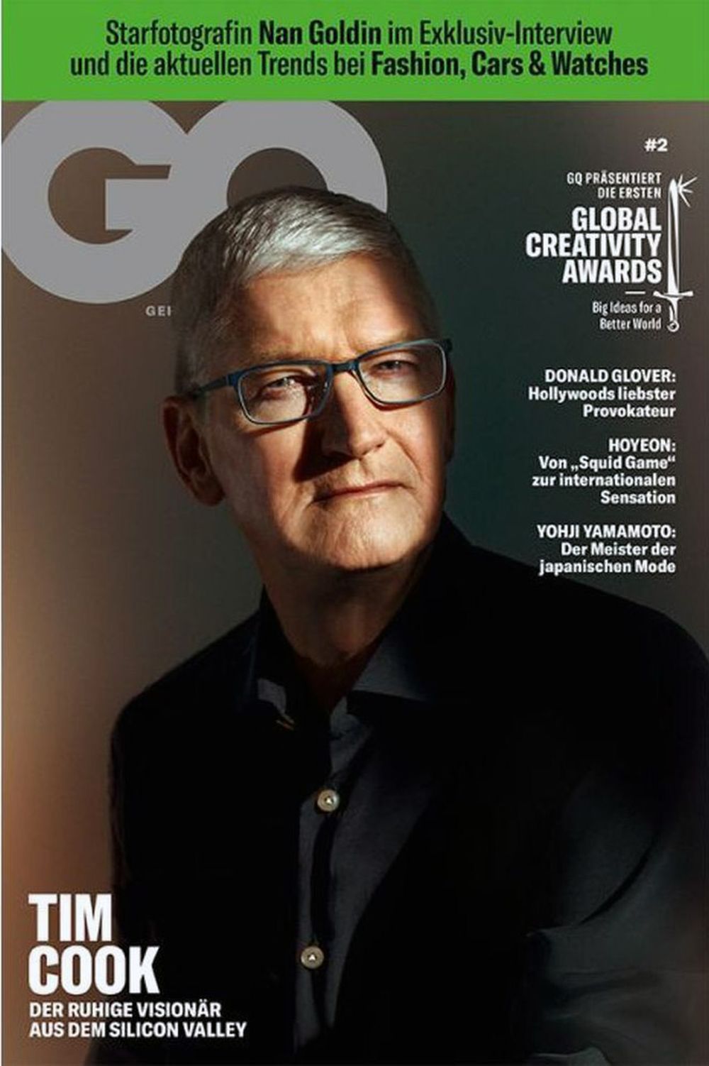 GQ Magazine Germany 2023-02 Tim Cook Original Print Issue