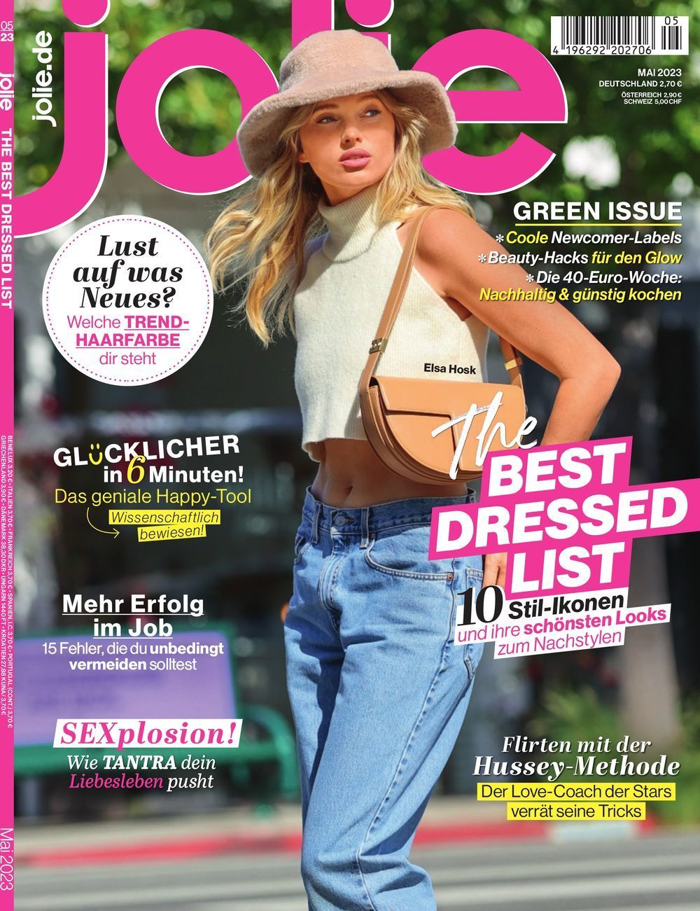 Jolie Magasin Tyskland 2023-05 Elsa Hosk Originaludgave