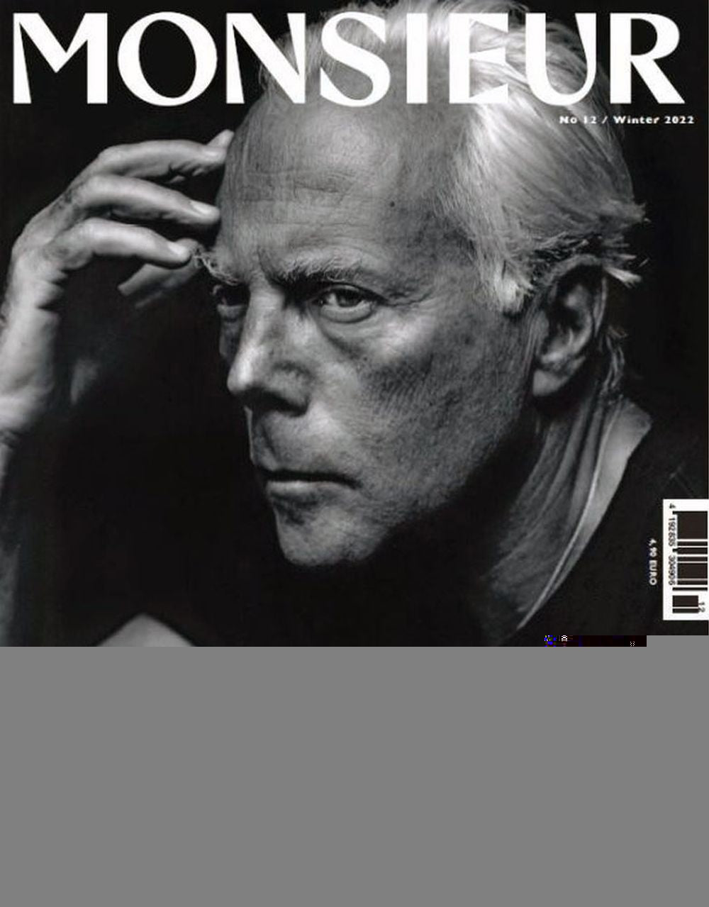 Monsieur Magazine Allemagne 2022 #12 Giorgio Armani Édition originale