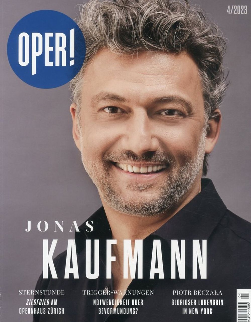 Oper Magasin Tyskland 2023-04 Jonas Kaufmann Piotr Beczała Originaludgave