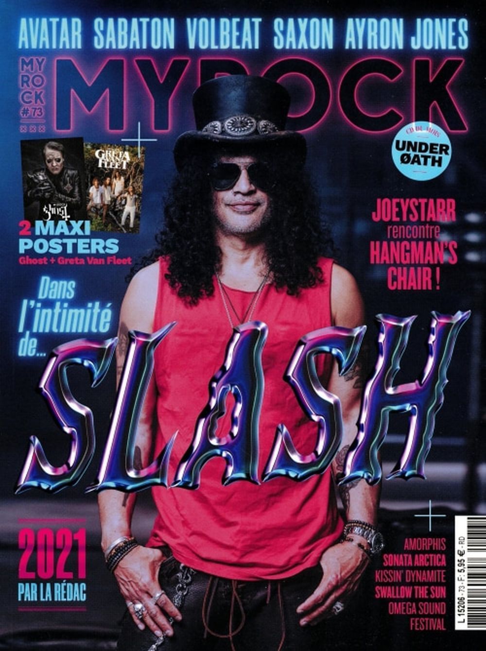 MyRock Magazin Frankreich 2022 #73 Slash Ghost Greta Van Fleet