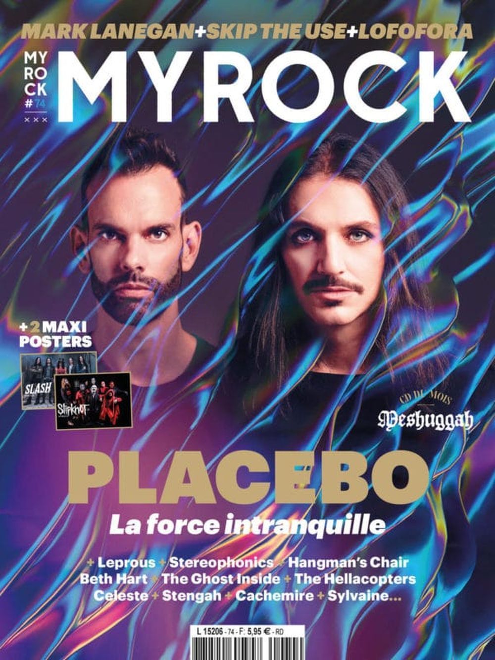 MyRock Magasin Frankrike 2022 #74 Placebo Slipknot Slash Stereophonics Originalutgåva