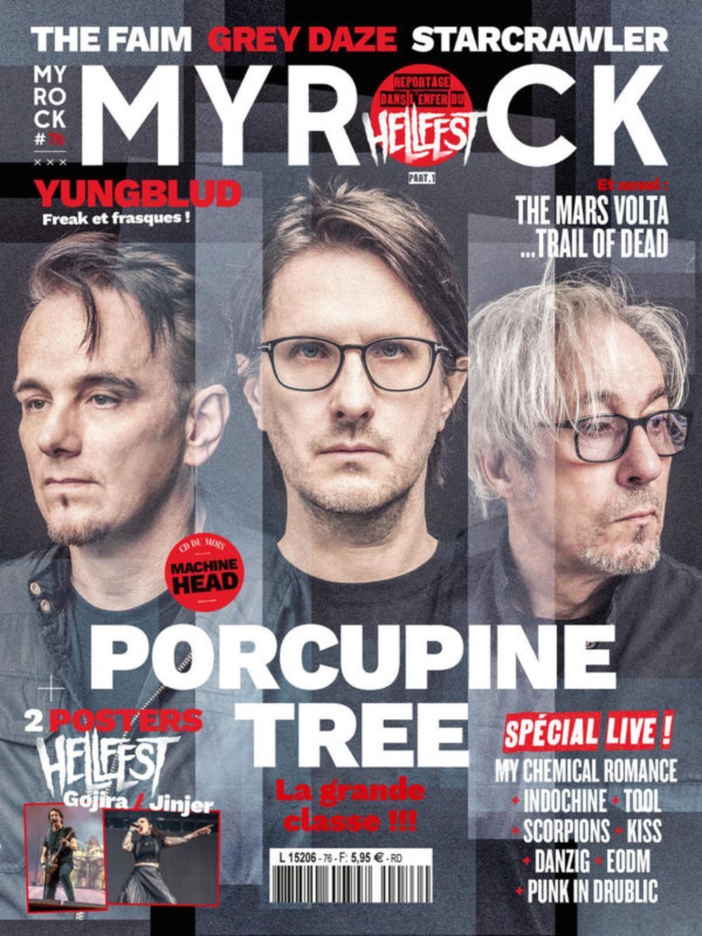 MyRock Magazin Frankreich 2022 #76 Porcupine Tree Gojira Jinjer Scorpions Kiss