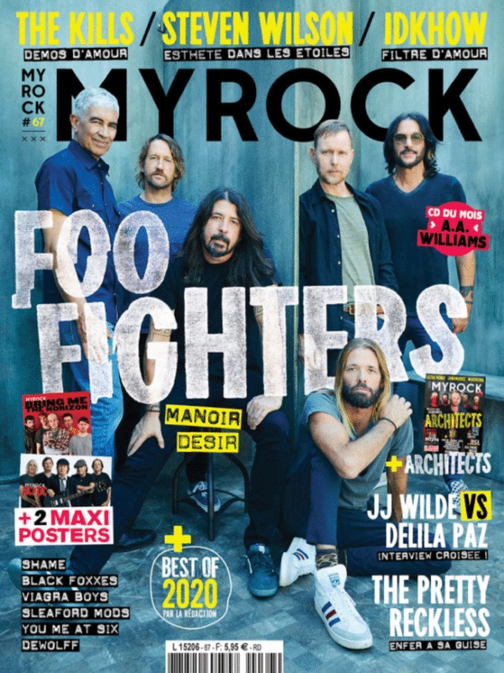 MyRock Tijdschrift Frankrijk 2021 #67 Foo Fighters The Kills Steven Wilson Originele uitgave