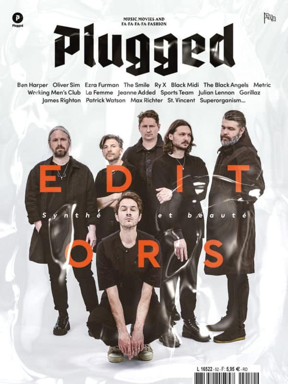 Plugged Revista França 2022 #52 Editors Oliver Sim Ezra Furman The Smile Edição original