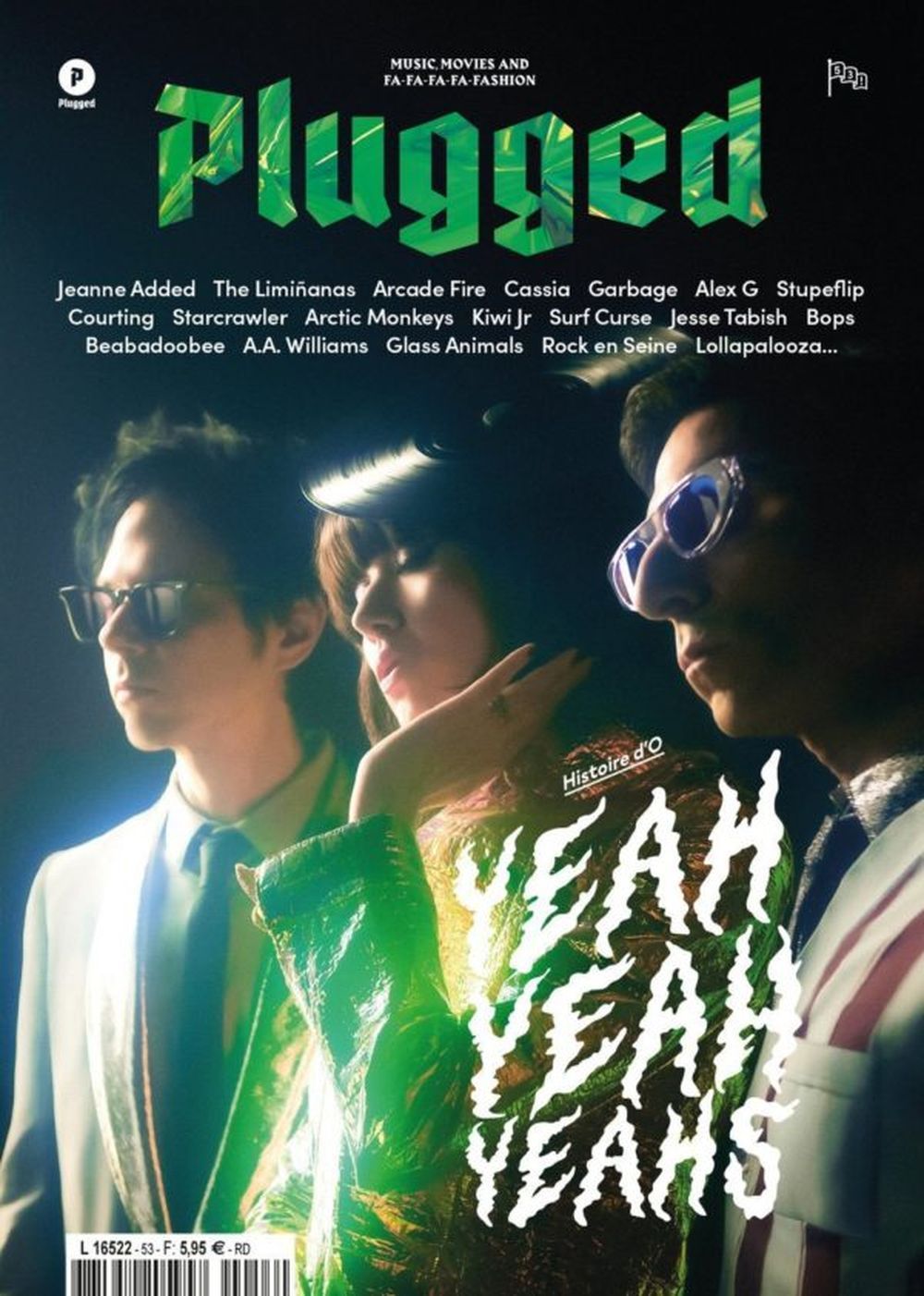 Plugged Magasin Frankrig 2022 #53 Yeah Yeah Yeahs Jeanne Added The Liminanas Originaludgave