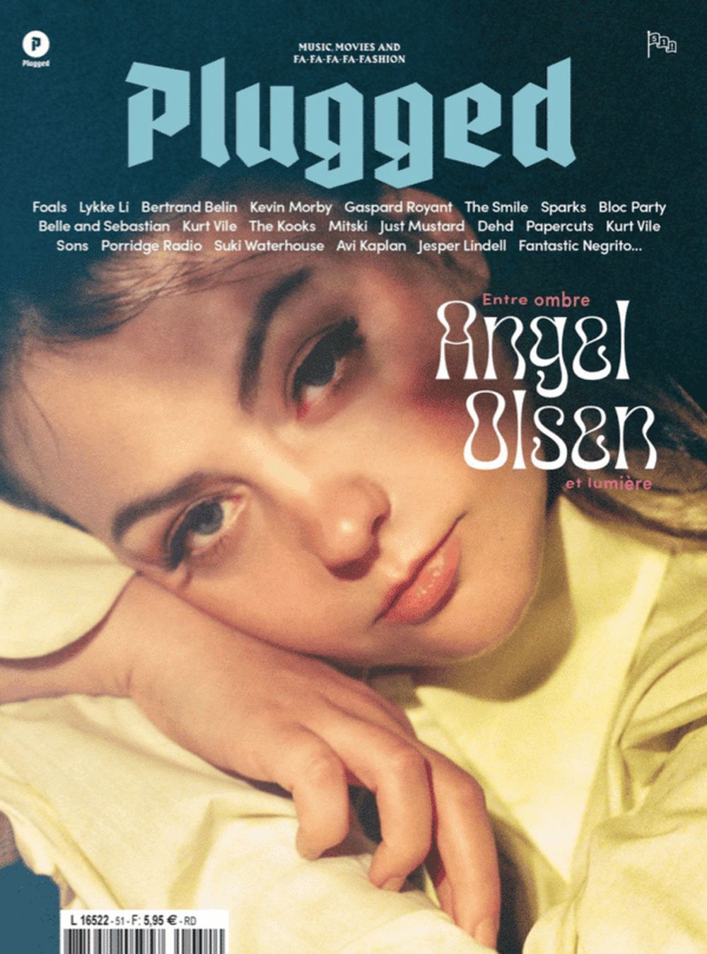 Plugged Magasin Frankrike 2022 #51 Angel Olsen The Smile Sparks Sons Bloc Party Originalutgåva