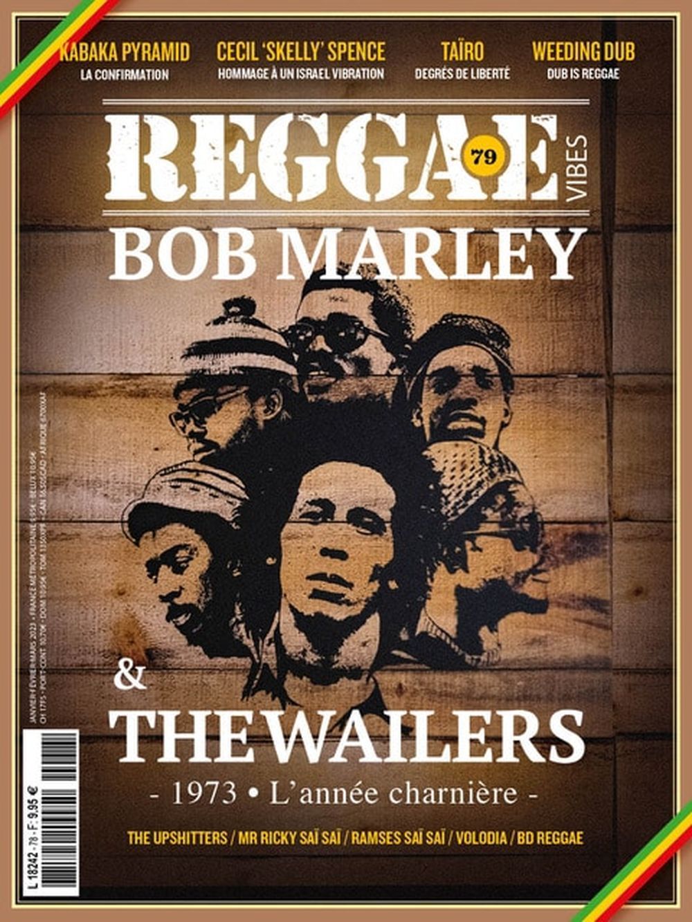 Reggae Vibes Magazine France 2023 #79 Bob Marley The Wailers Kabaka Pyramid Édition originale