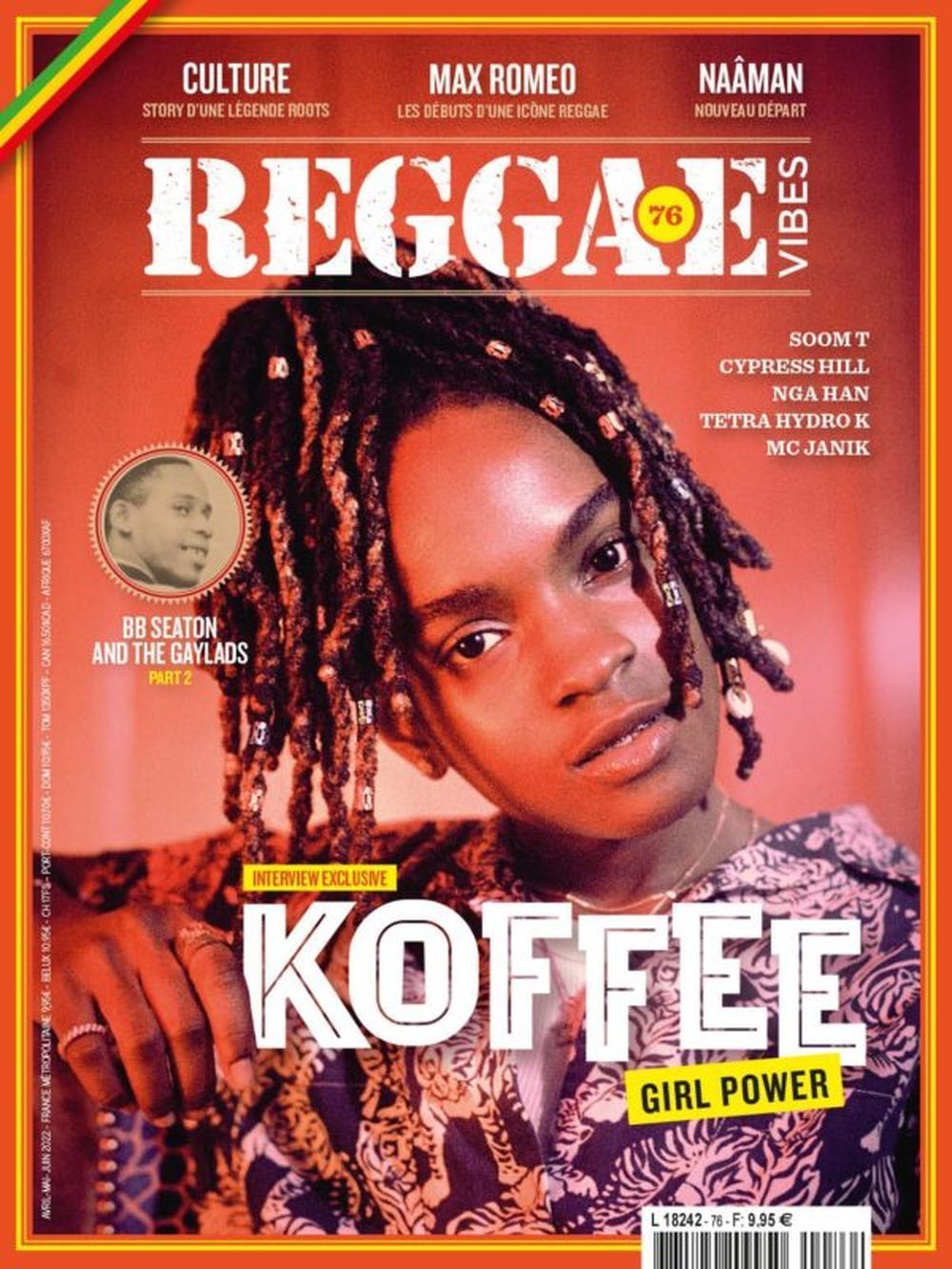 Reggae Vibes Magazin Frankreich 2022 #76 Koffee Cypress Hill