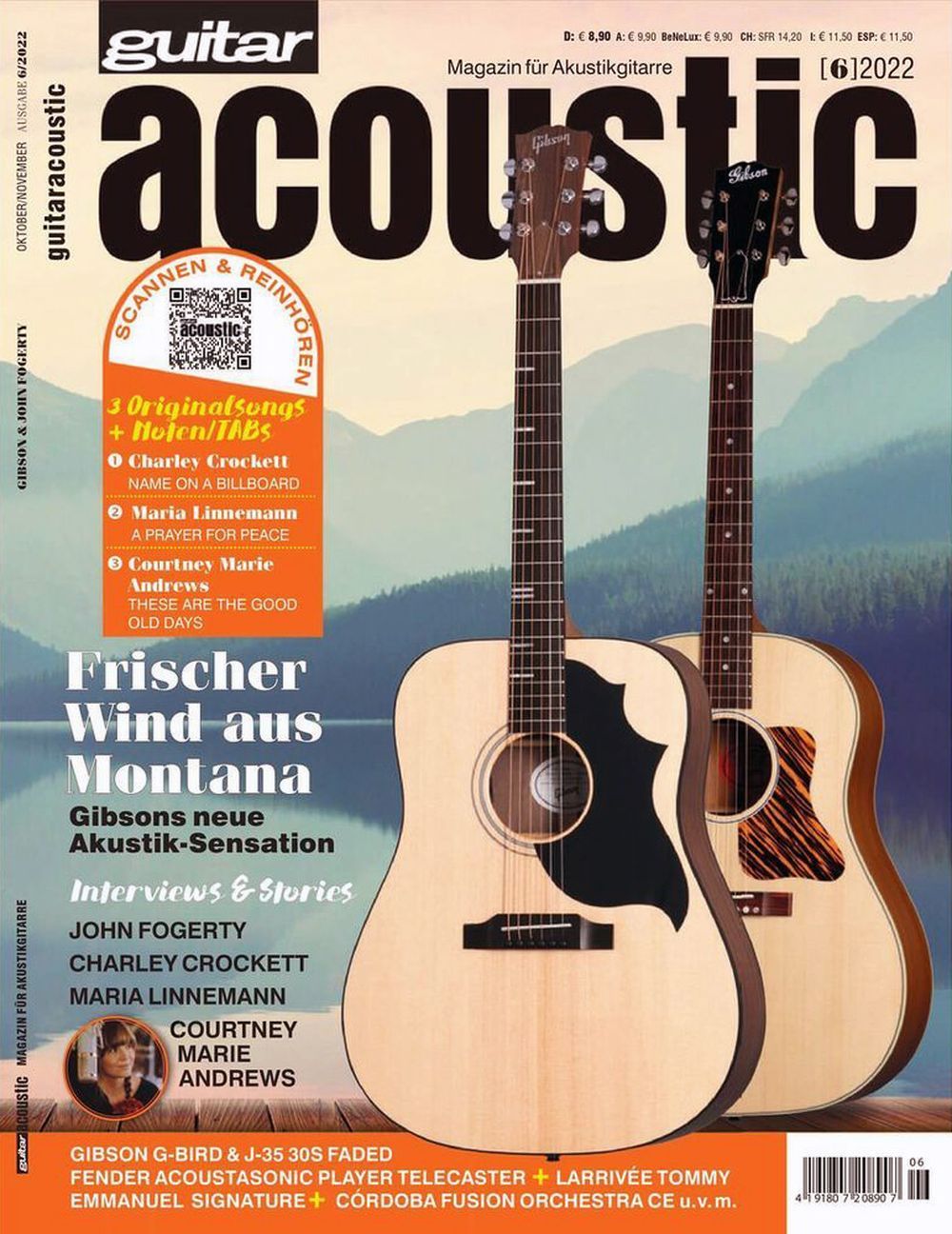 Guitar Acoustic Magazin Deutschland 2022-06 Courtney Marie Andrews John Fogerty