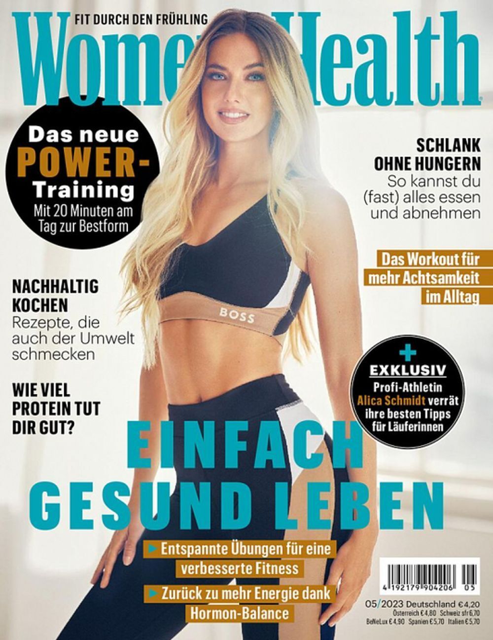 Womens Health Tijdschrift Duitsland 2023-05 Alica Schmidt Originele uitgave