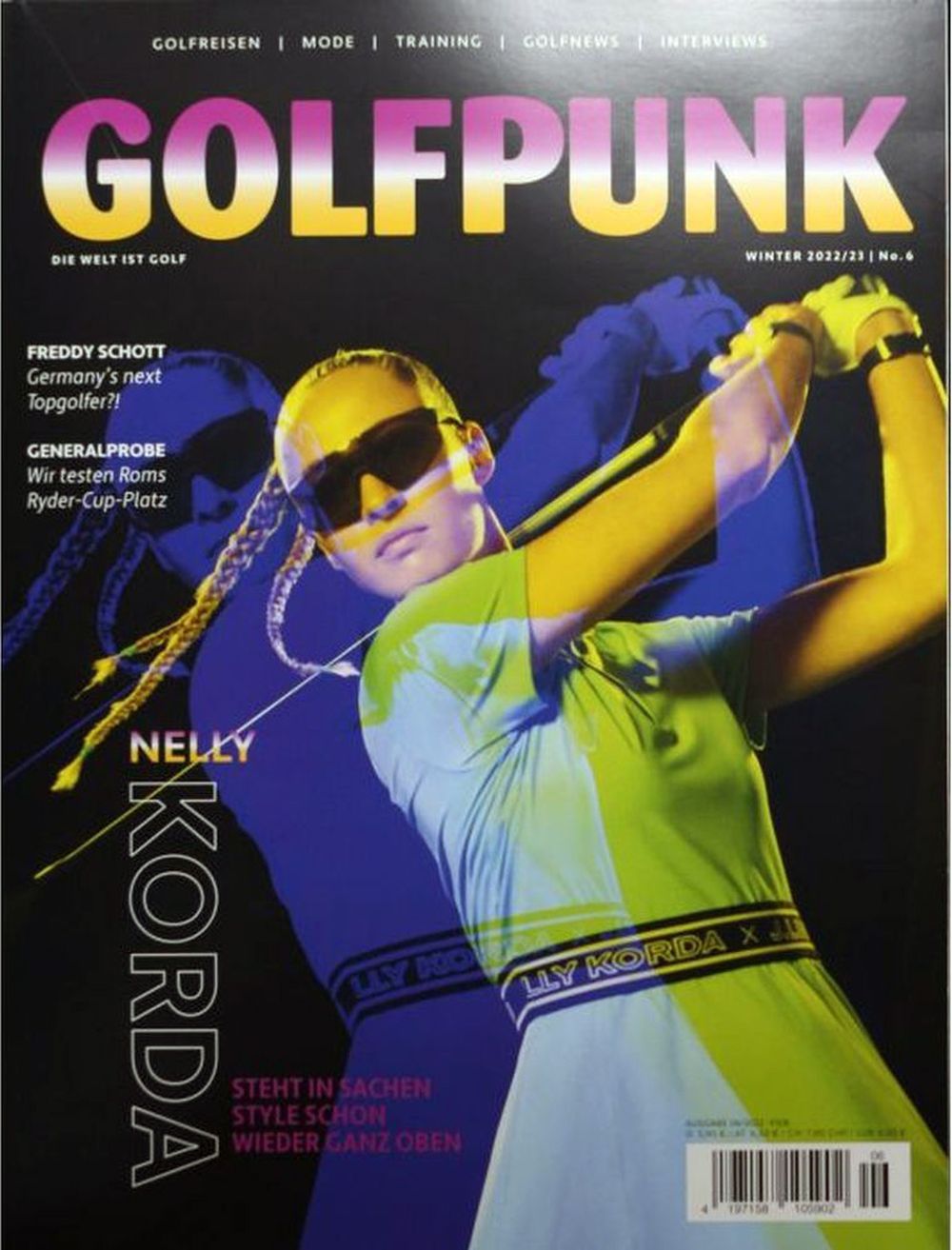 Golfpunk Magasin Tyskland 2022-06 Nelly Korda Originaludgave