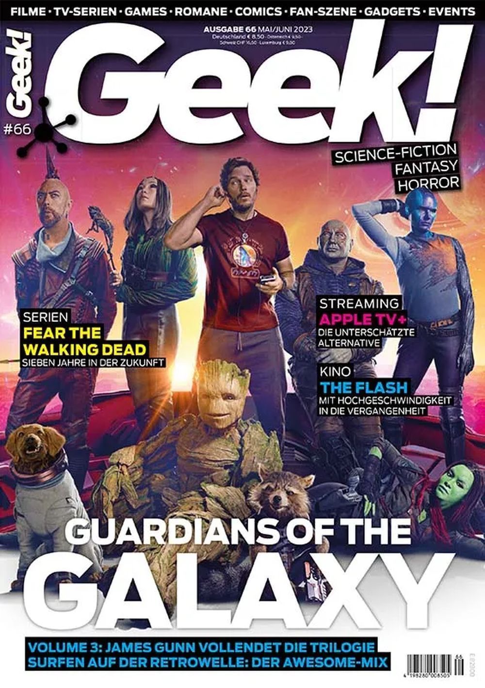 Geek Magazin Deutschland 2023 #66 Guardians Of Galaxy