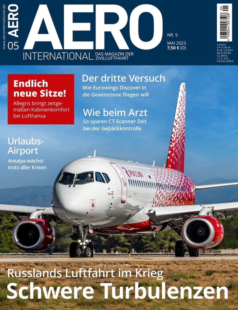 Aero International Magazin Deutschland 2023-05 Lufthansa Eurowings Allegris