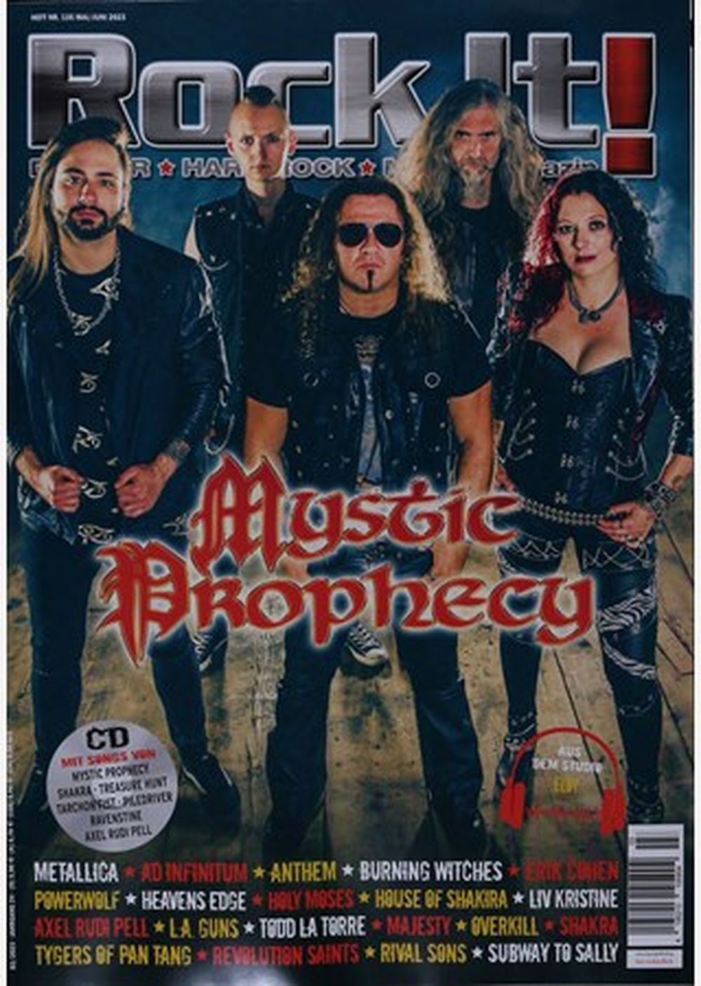 Rock It Magazin Deutschland 2023 #135 Mystic Prophecy Metallica