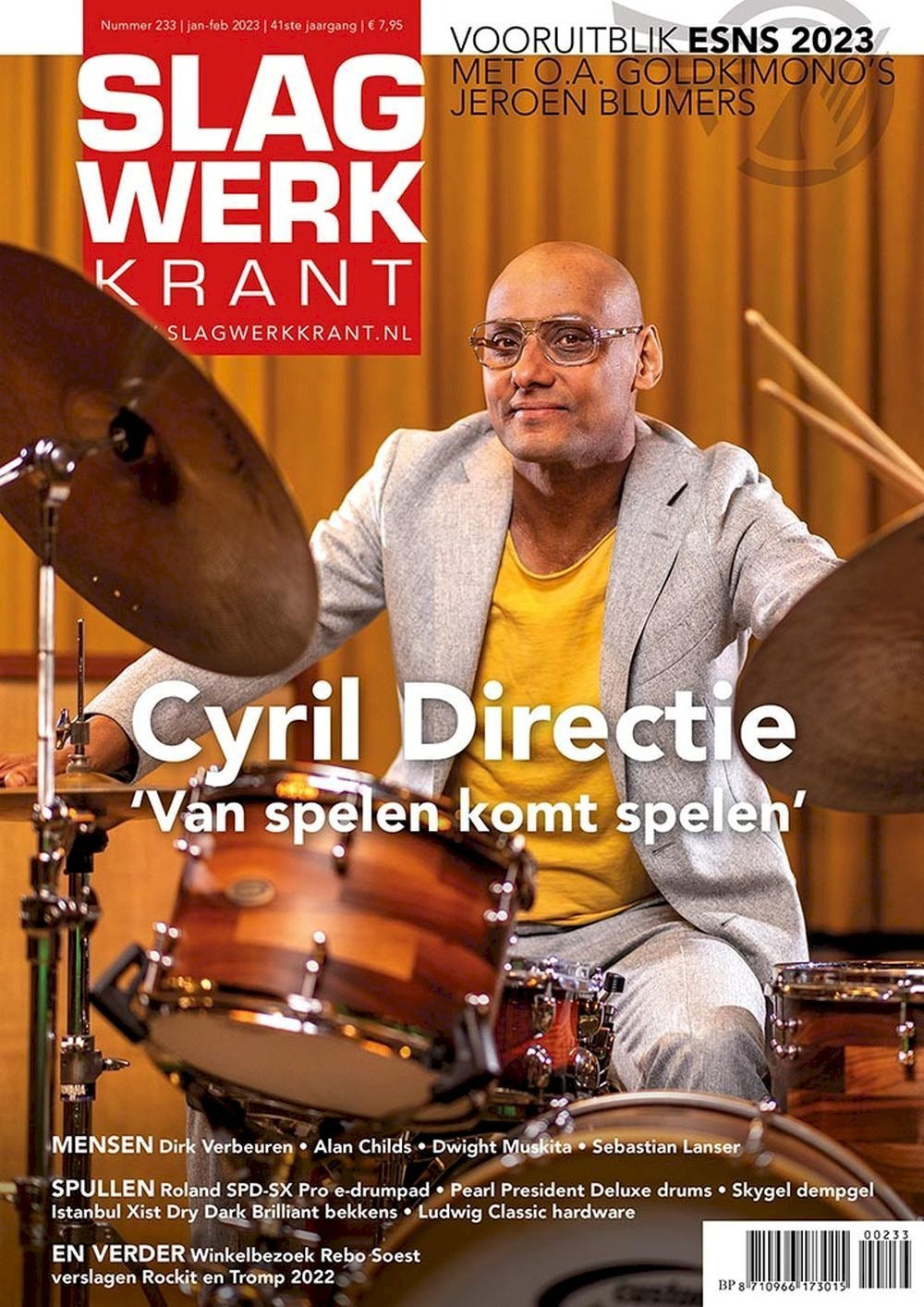 Slagwerkkrant Magazin Niederlande 2023 #233 Cyril Directie Alan Childs
