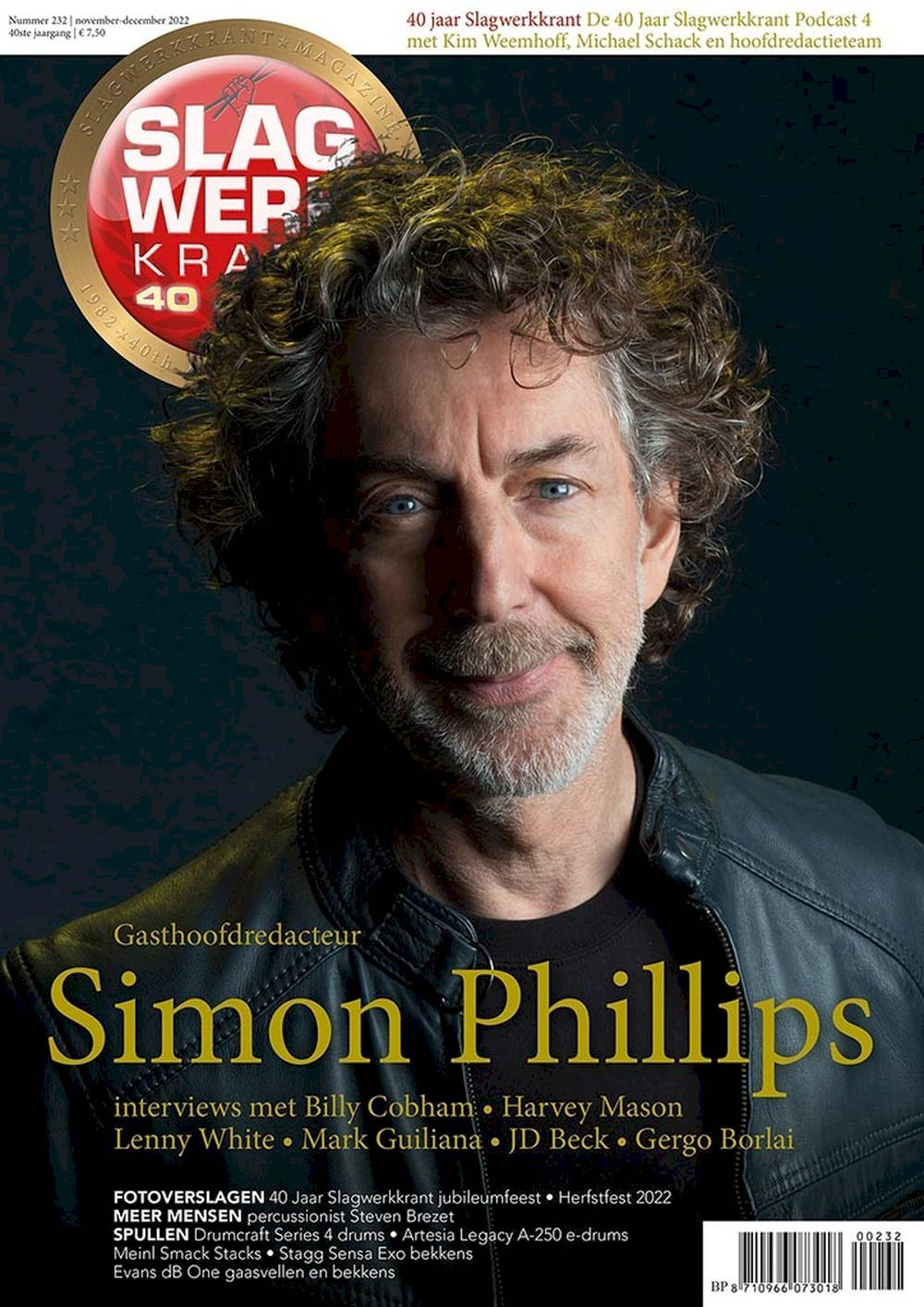 Slagwerkkrant Magazin Niederlande 2022 #232 Simon Philips Billy Cobham
